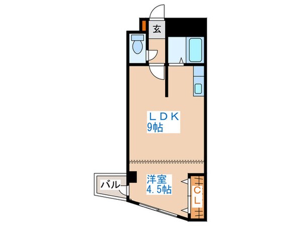 パ－クヒルズ中央４１１の物件間取画像